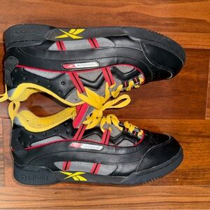 Reebok Black and Yellow Athletic Shoes